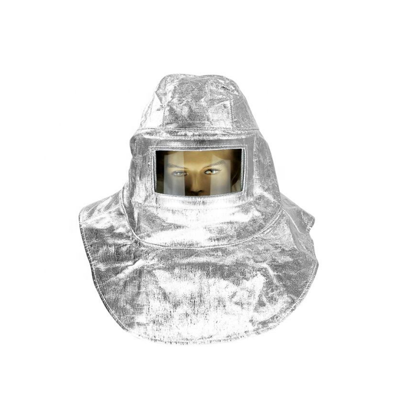 Capota din folie de aluminiu ignifuga de protectie faciala pentru sudare