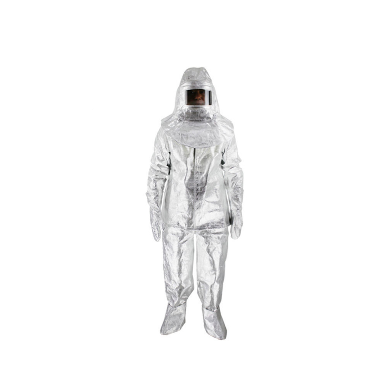 Costum rezistent la foc din folie de aluminiu cu rezistență la temperaturi ridicate