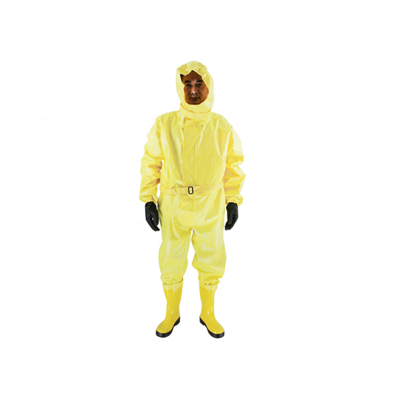 Costum de intrare pentru substanțe chimice lichide de nivel A pentru pompier